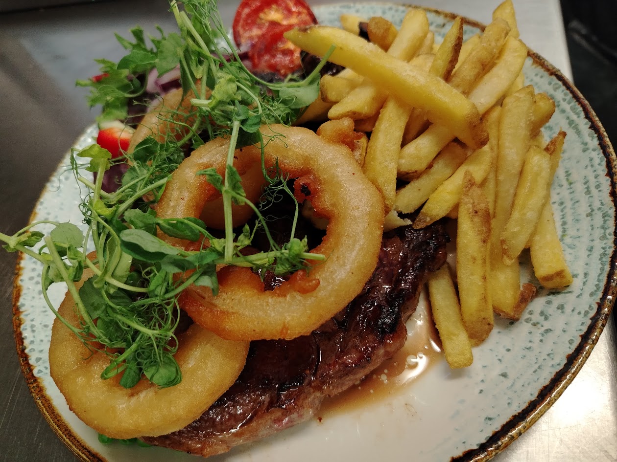 Food prepared at The Old Mill