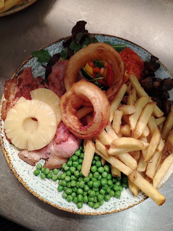 A carefully presented dish from The Old Mill kitchen