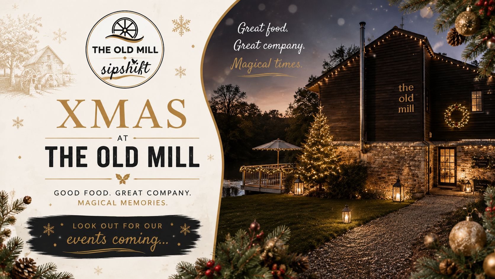 Xmas at The Old Mill — festive events coming soon